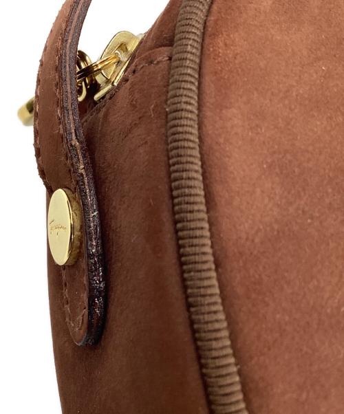 Salvatore Ferragamo（サルヴァトーレ フェラガモ）Salvatore Ferragamo (サルヴァトーレ フェラガモ) ヴァラ ショルダーバッグ ブラウンの古着・服飾アイテム