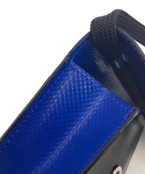 MARNI（マルニ）MARNI (マルニ) TRIBECA（トライベッカ）ポリエステル ショルダーバッグ ブルー×ブラックの古着・服飾アイテム