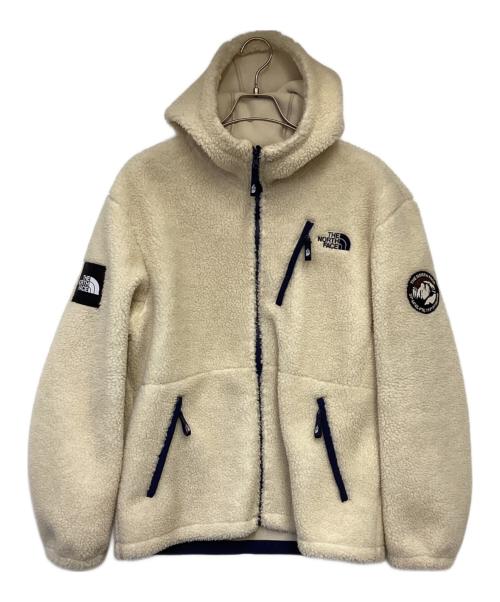 THE NORTH FACE WHITE LABEL（ザノースフェイスホワイトレーベル）THE NORTH FACE WHITE LABEL (ザノースフェイスホワイトレーベル) RIMO（リモ）フードフリースジャケット アイボリー サイズ:XLの古着・服飾アイテム