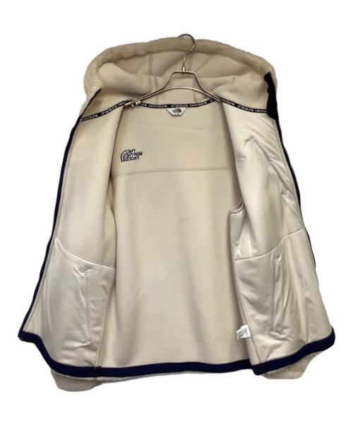 THE NORTH FACE WHITE LABEL（ザノースフェイスホワイトレーベル）THE NORTH FACE WHITE LABEL (ザノースフェイスホワイトレーベル) RIMO（リモ）フードフリースジャケット アイボリー サイズ:XLの古着・服飾アイテム