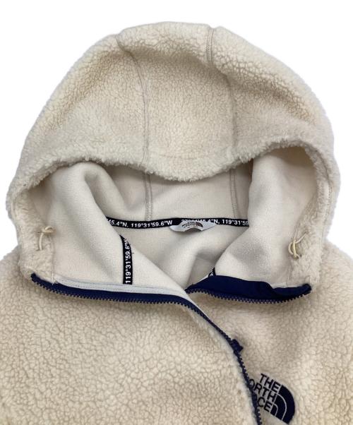 THE NORTH FACE WHITE LABEL（ザノースフェイスホワイトレーベル）THE NORTH FACE WHITE LABEL (ザノースフェイスホワイトレーベル) RIMO（リモ）フードフリースジャケット アイボリー サイズ:XLの古着・服飾アイテム