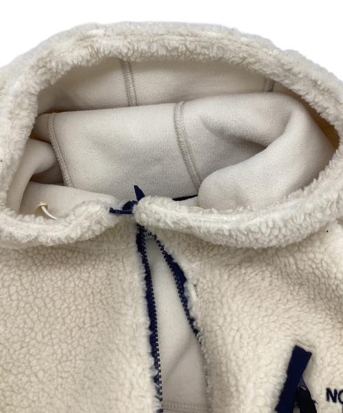 THE NORTH FACE WHITE LABEL（ザノースフェイスホワイトレーベル）THE NORTH FACE WHITE LABEL (ザノースフェイスホワイトレーベル) RIMO（リモ）フードフリースジャケット アイボリー サイズ:XLの古着・服飾アイテム