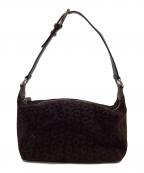 CELINEセリーヌ）の古着「C マカダム ワンショルダーバッグ」｜ダークブラウン