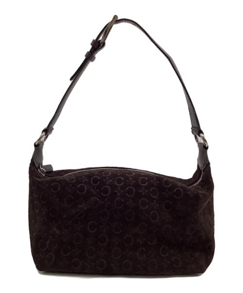 CELINE（セリーヌ）CELINE (セリーヌ) C マカダム ワンショルダーバッグ ダークブラウンの古着・服飾アイテム