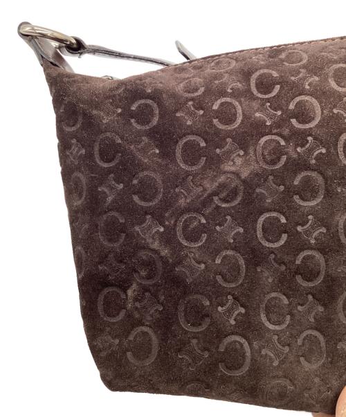 CELINE（セリーヌ）CELINE (セリーヌ) C マカダム ワンショルダーバッグ ダークブラウンの古着・服飾アイテム