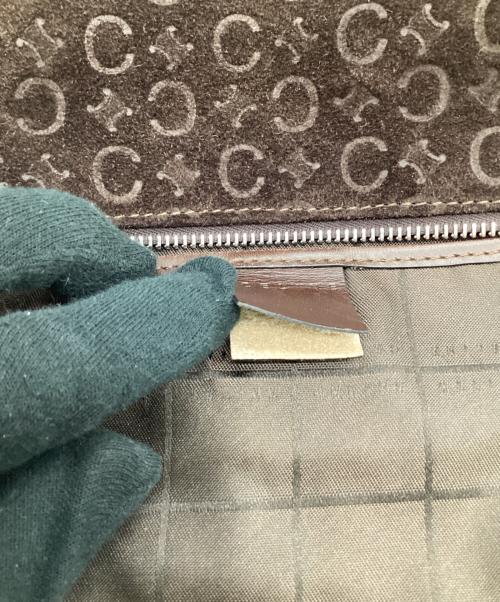 CELINE（セリーヌ）CELINE (セリーヌ) C マカダム ワンショルダーバッグ ダークブラウンの古着・服飾アイテム