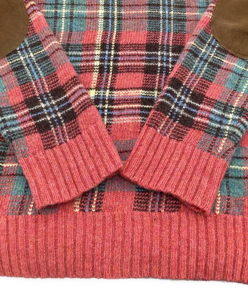 Polo by RalphLauren（ポロ バイ ラルフローレン）Polo by RalphLauren (ポロ バイ ラルフローレン) ウールニット レッド サイズ:Mの古着・服飾アイテム