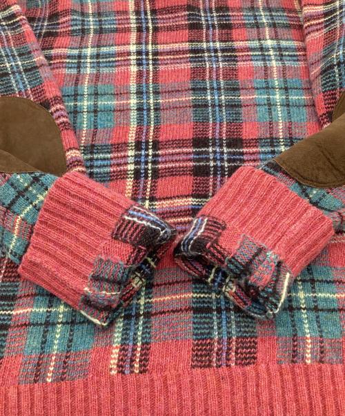 Polo by RalphLauren（ポロ バイ ラルフローレン）Polo by RalphLauren (ポロ バイ ラルフローレン) ウールニット レッド サイズ:Mの古着・服飾アイテム