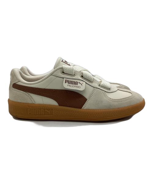 PUMA（プーマ）PUMA (プーマ) PALERMO WIDE LACE SD（パレルモ ワイド レース SD）スニーカー ホワイト サイズ:24㎝の古着・服飾アイテム