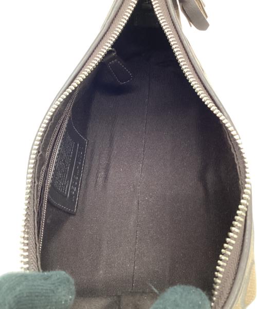 COACH（コーチ）COACH (コーチ) シグネチャー ワンショルダーバッグ ブラウンの古着・服飾アイテム
