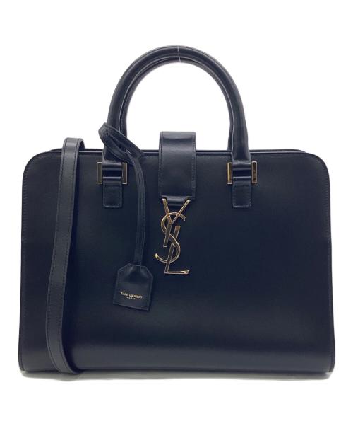 Saint Laurent Paris（サンローランパリ）Saint Laurent Paris (サンローランパリ) カバス 2WAYバッグ ブラックの古着・服飾アイテム