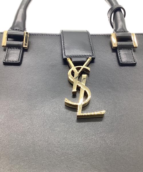 Saint Laurent Paris（サンローランパリ）Saint Laurent Paris (サンローランパリ) カバス 2WAYバッグ ブラックの古着・服飾アイテム