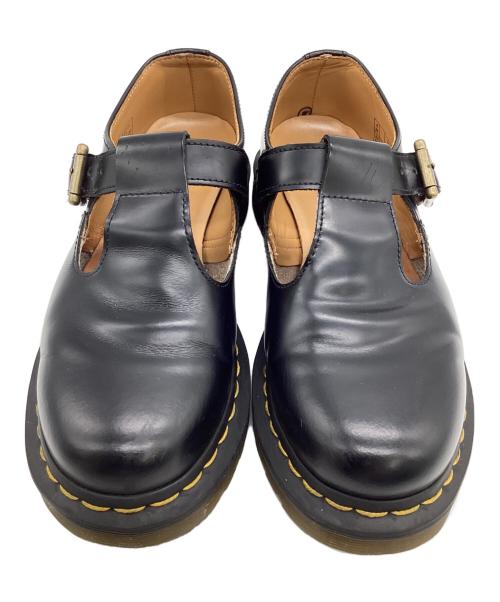 Dr.Martens（ドクターマーチン）Dr.Martens (ドクターマーチン) POLLEY T BAR SHOE（ポリー Tバーシューズ） ブラック サイズ:UK4の古着・服飾アイテム