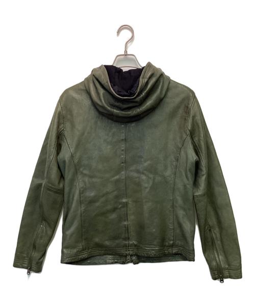 AVIREX（アヴィレックス）AVIREX (アヴィレックス) SHEEP HOODY JACKET（シープ フーディー ジャケット） オリーブ サイズ:Mの古着・服飾アイテム