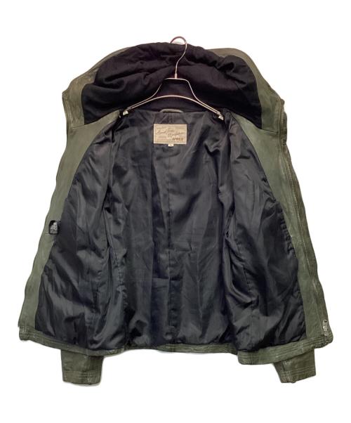 AVIREX（アヴィレックス）AVIREX (アヴィレックス) SHEEP HOODY JACKET（シープ フーディー ジャケット） オリーブ サイズ:Mの古着・服飾アイテム