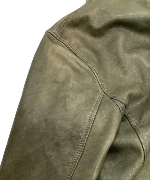 AVIREX（アヴィレックス）AVIREX (アヴィレックス) SHEEP HOODY JACKET（シープ フーディー ジャケット） オリーブ サイズ:Mの古着・服飾アイテム