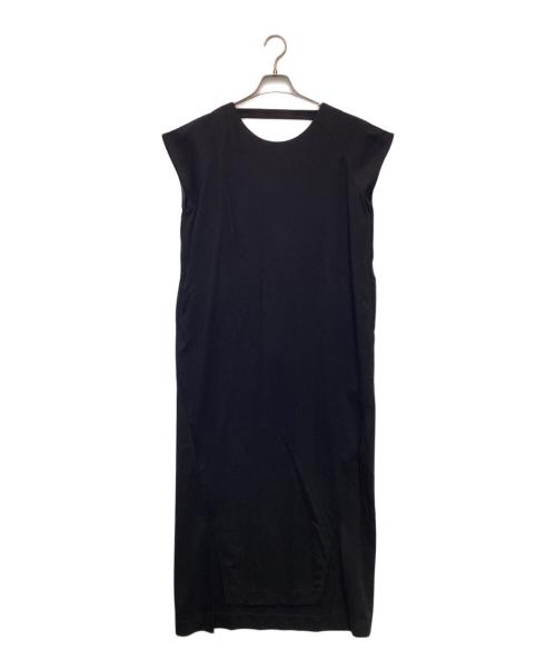 UN3D.（アンスリード）UN3D. (アンスリード) バックバンドカットワンピース ブラック サイズ:38の古着・服飾アイテム