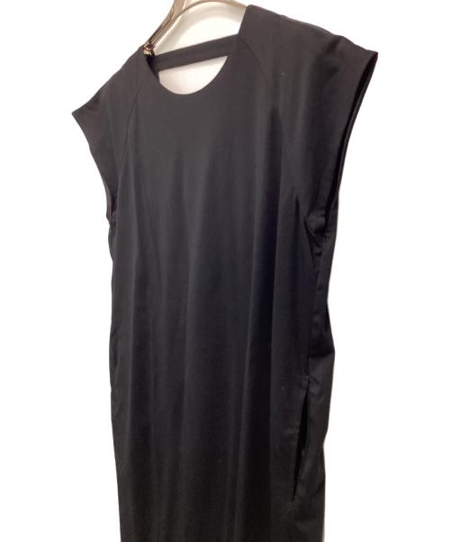 UN3D.（アンスリード）UN3D. (アンスリード) バックバンドカットワンピース ブラック サイズ:38の古着・服飾アイテム