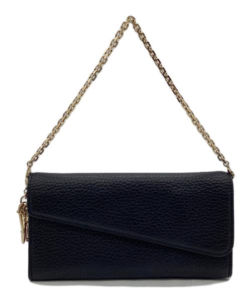 Christian Dior（クリスチャン ディオール）Christian Dior (クリスチャン ディオール) ランコントル ディオリッシモ チェーンウォレット ブラックの古着・服飾アイテム