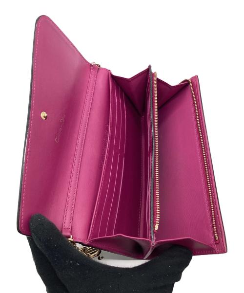 Christian Dior（クリスチャン ディオール）Christian Dior (クリスチャン ディオール) ランコントル ディオリッシモ チェーンウォレット ブラックの古着・服飾アイテム