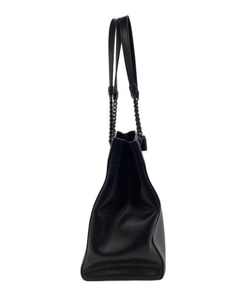 Ferragamo（フェラガモ）Ferragamo (フェラガモ) ヴァラ レザートートバッグ ブラックの古着・服飾アイテム