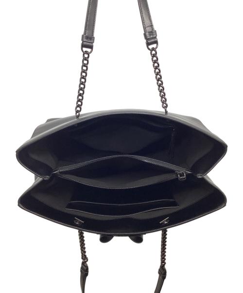 Ferragamo（フェラガモ）Ferragamo (フェラガモ) ヴァラ レザートートバッグ ブラックの古着・服飾アイテム