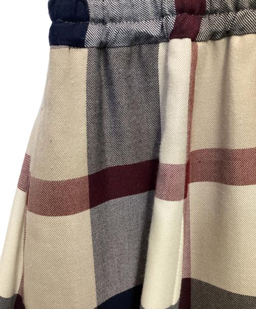 BLUE LABEL CRESTBRIDGE（ブルーレーベルクレストブリッジ）BLUE LABEL CRESTBRIDGE (ブルーレーベルクレストブリッジ) 3WAY 長袖ワンピース ネイビー×ベージュ サイズ:36の古着・服飾アイテム