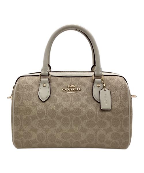 COACH（コーチ）COACH (コーチ) ローアン サッチェル バッグ アイボリーの古着・服飾アイテム