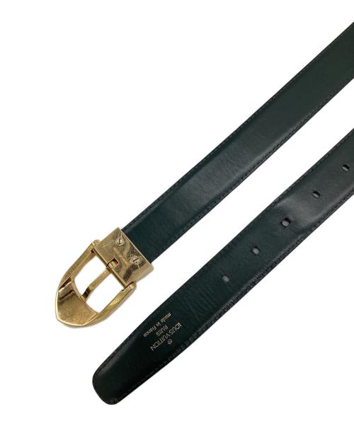 LOUIS VUITTON（ルイ ヴィトン）LOUIS VUITTON (ルイ ヴィトン) タイガ サンチュール クラシックベルト グリーン サイズ:110/44の古着・服飾アイテム