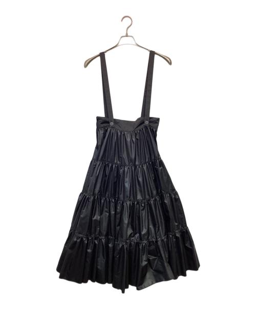 cygne（シーニュ）cygne (シーニュ) ティアードスカート ブラック サイズ:表記無の古着・服飾アイテム