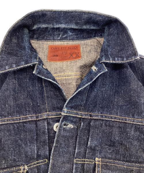 ONI DENIM（オニデニム）ONI DENIM (オニデニム) 2ndタイプ デニムジャケット インディゴ サイズ:38の古着・服飾アイテム