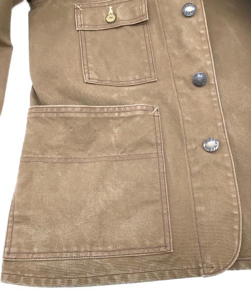 HEADLIGHT（ヘッドライト）HEADLIGHT (ヘッドライト) 13oz.ブラウンダック ワークコート ブラウン サイズ:38の古着・服飾アイテム