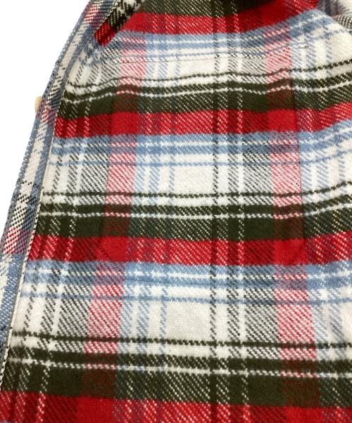 WAREHOUSE（ウエアハウス）WAREHOUSE (ウエアハウス) チェック フランネルシャツ レッド×ブルー×オリーブ サイズ:Mの古着・服飾アイテム