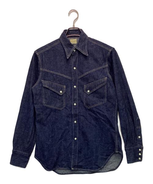 WAREHOUSE（ウエアハウス）WAREHOUSE (ウエアハウス) デニム ウェスタンシャツ インディゴ サイズ:38の古着・服飾アイテム