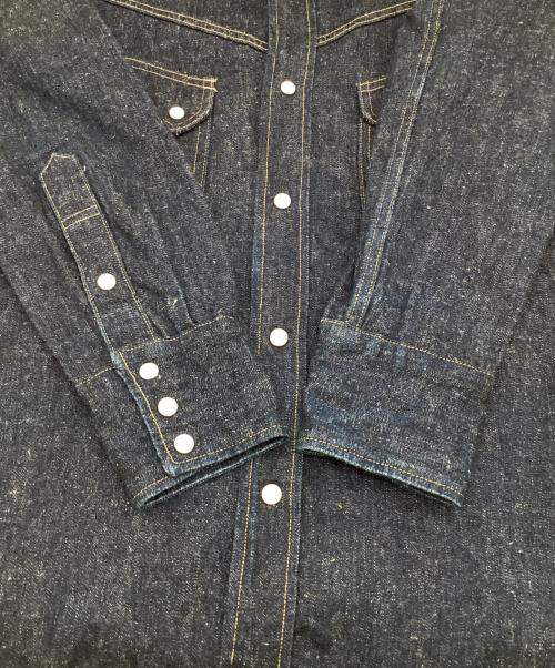 WAREHOUSE（ウエアハウス）WAREHOUSE (ウエアハウス) デニム ウェスタンシャツ インディゴ サイズ:38の古着・服飾アイテム