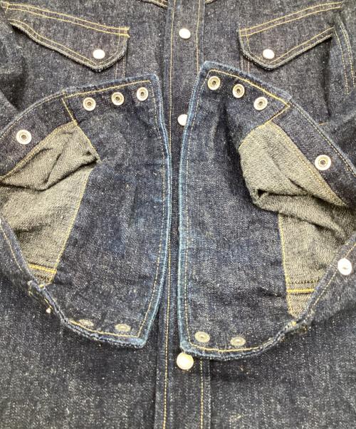 WAREHOUSE（ウエアハウス）WAREHOUSE (ウエアハウス) デニム ウェスタンシャツ インディゴ サイズ:38の古着・服飾アイテム