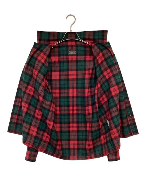PENDLETON（ペンドルトン）PENDLETON (ペンドルトン) ウール オープンカラーシャツ レッド サイズ:Mの古着・服飾アイテム