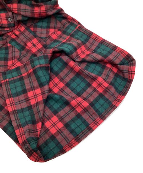 PENDLETON（ペンドルトン）PENDLETON (ペンドルトン) ウール オープンカラーシャツ レッド サイズ:Mの古着・服飾アイテム