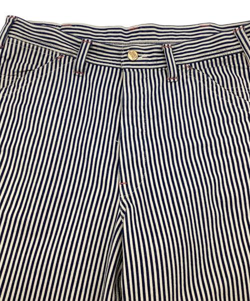 SUGAR CANE（シュガーケーン）SUGAR CANE (シュガーケーン) ヒッコリーストライプ ワークパンツ ネイビー サイズ:32の古着・服飾アイテム
