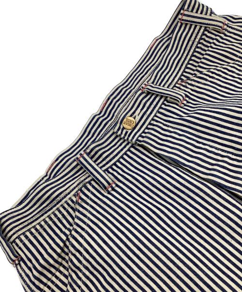 SUGAR CANE（シュガーケーン）SUGAR CANE (シュガーケーン) ヒッコリーストライプ ワークパンツ ネイビー サイズ:32の古着・服飾アイテム