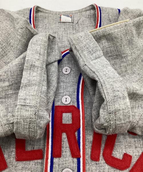 EBBETS FIELD FLANNELS（エベッツフィールドフランネルズ）EBBETS FIELD FLANNELS (エベッツフィールドフランネルズ) ベースボールシャツ グレー サイズ:Sの古着・服飾アイテム