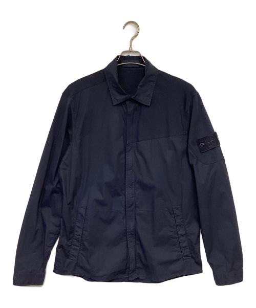 STONE ISLAND（ストーンアイランド）STONE ISLAND (ストーンアイランド) GHOST PIECE（ゴースト ピース）シャツジャケット ネイビー サイズ:Lの古着・服飾アイテム