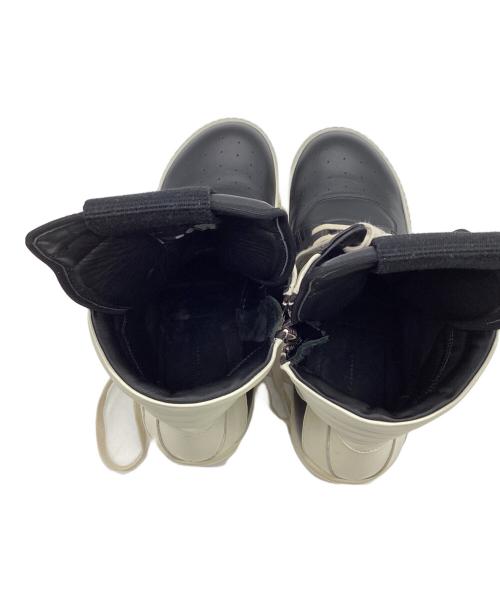 RICK OWENS（リックオウエンス）RICK OWENS (リックオウエンス) GEOBASKET(ジオバスケット)ハイカットスニーカー ブラック サイズ:42の古着・服飾アイテム