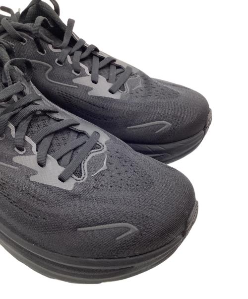 HOKA（ホカ）HOKA (ホカ) CLIFTON10 WIDE（クリフトン  10 ワイド）スニーカー ブラック サイズ:28cm 2Eの古着・服飾アイテム
