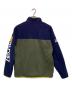 POLO RALPH LAUREN (ポロ・ラルフローレン) プルオーバー フリースジャケット オリーブ×ネイビー サイズ:L：11000円