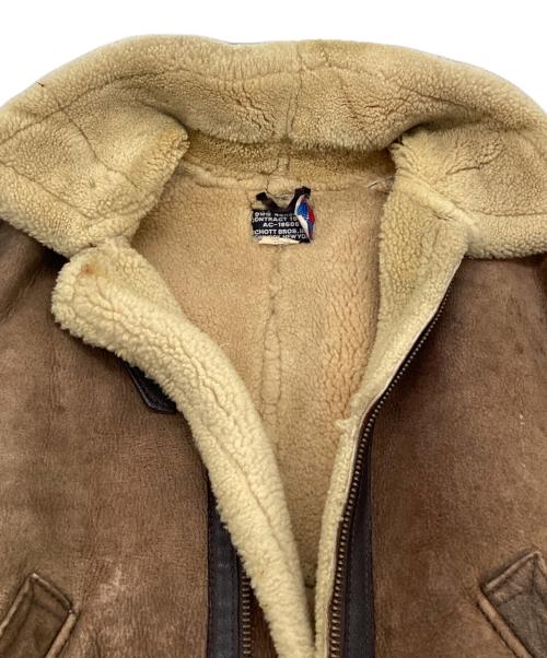 SCHOTT BROS.（ショット）SCHOTT BROS. (ショットブロス) TYPE B-3 フライトジャケット ブラウン サイズ:42の古着・服飾アイテム