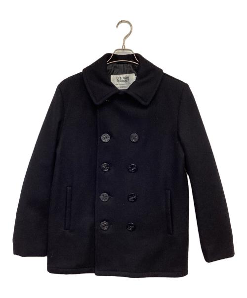 Schott（ショット）Schott (ショット) U.S.740N PEA JACKET（ピー ジャケット） ネイビー サイズ:38の古着・服飾アイテム