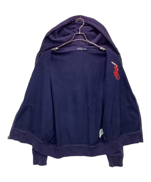 POLO RALPH LAUREN（ポロ・ラルフローレン）POLO RALPH LAUREN (ポロ・ラルフローレン) ビッグポニー ジップパーカー ネイビー サイズ:XLの古着・服飾アイテム