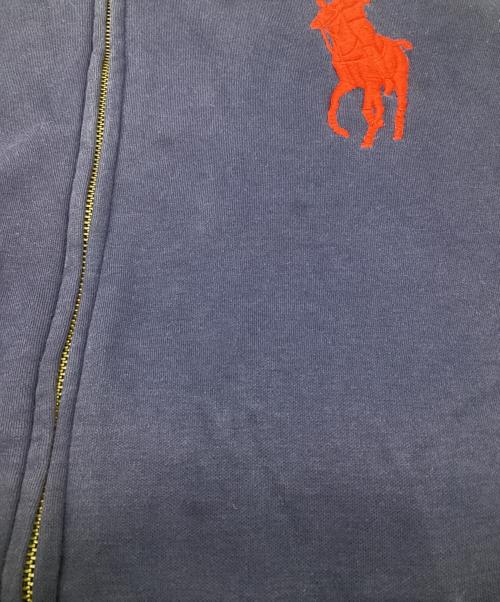 POLO RALPH LAUREN（ポロ・ラルフローレン）POLO RALPH LAUREN (ポロ・ラルフローレン) ビッグポニー ジップパーカー ネイビー サイズ:XLの古着・服飾アイテム