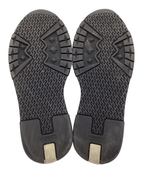 HERMES（エルメス）HERMES (エルメス) アディクトニット スニーカー ブラック サイズ:43 1/2の古着・服飾アイテム